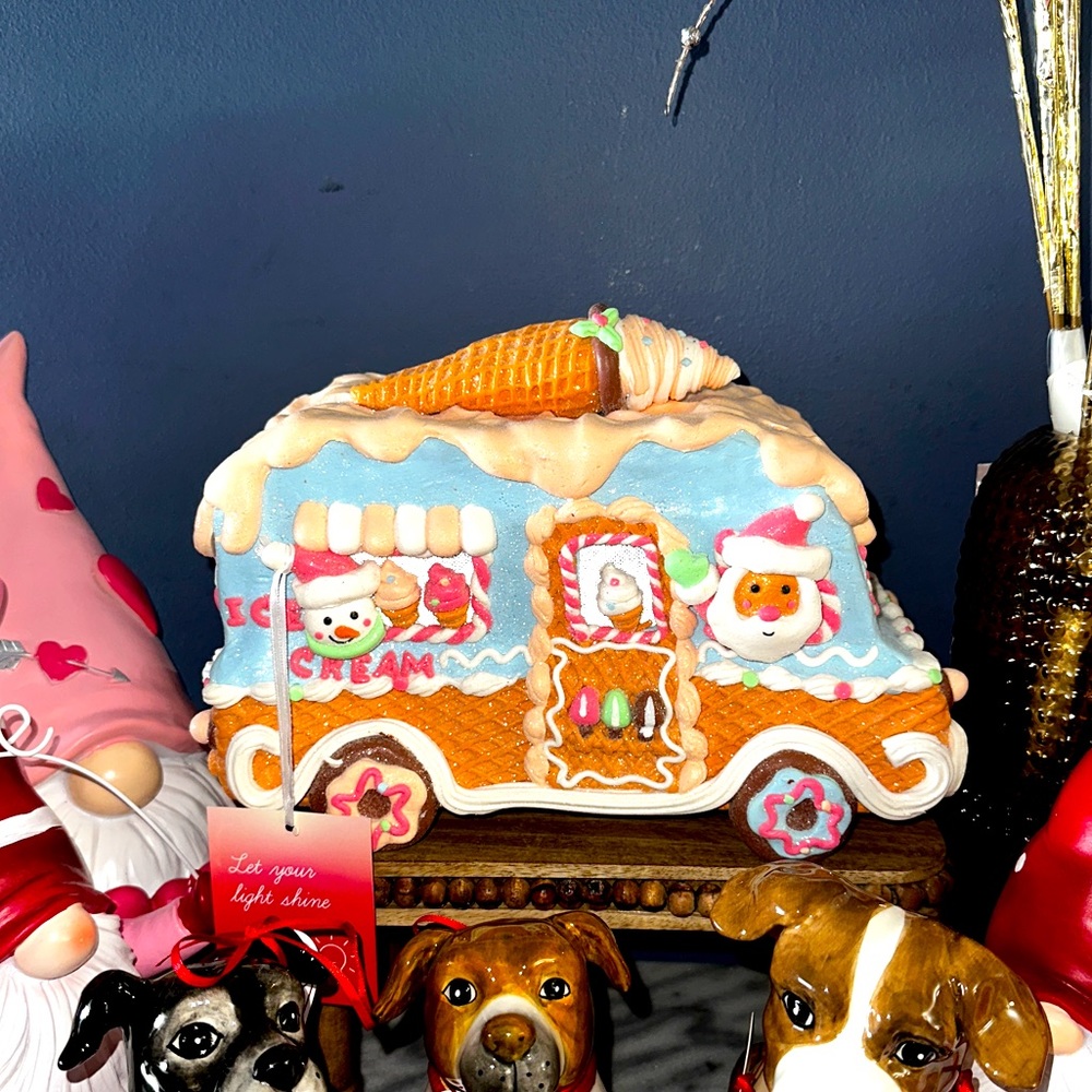 Ice cream truck Christmas gingerbread